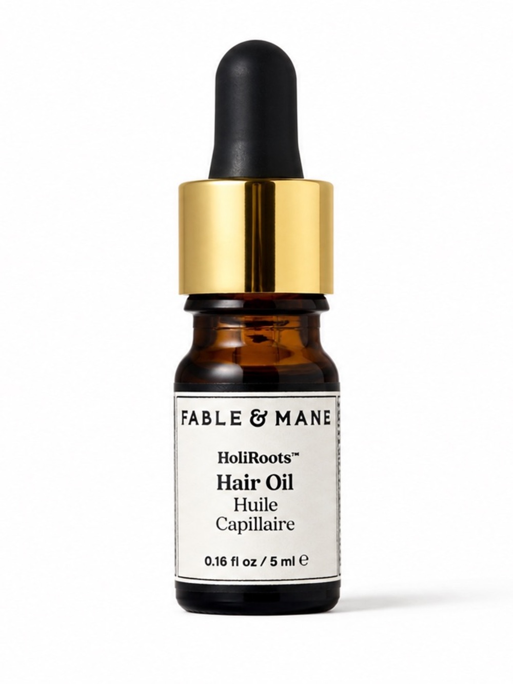 Fable & Mane HoliRoots Hair Oil 5mL Mini Travel Size NEW